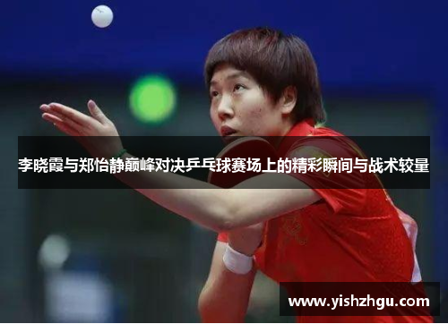 李晓霞与郑怡静巅峰对决乒乓球赛场上的精彩瞬间与战术较量